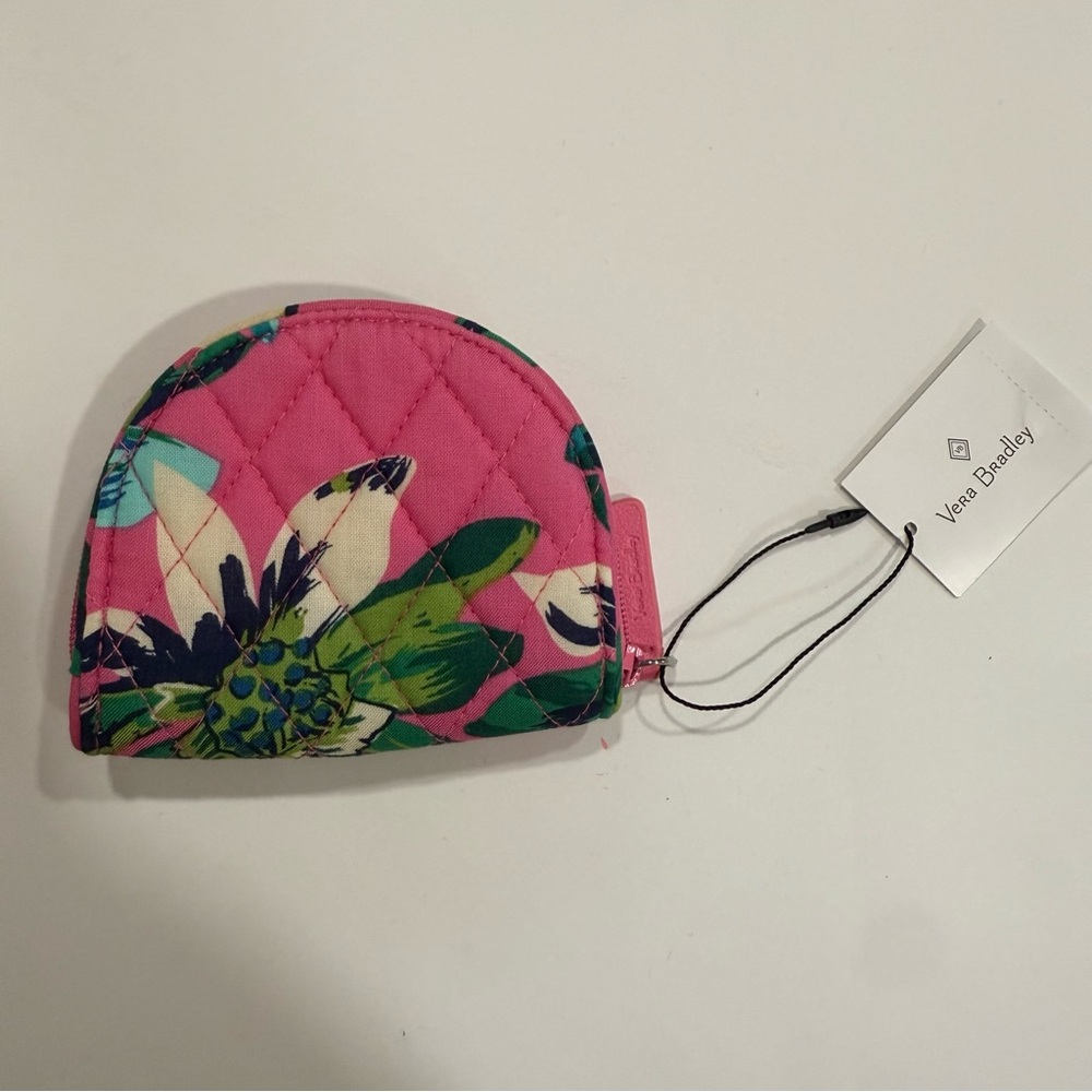 Vera Bradley Zip Coin Purse- Tropical Paradise- New with Tags